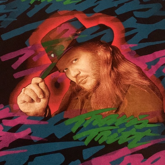 Vintage Travis Tritt Men’s Large Hanes T-shirt single stitch - Picture 2 of 7